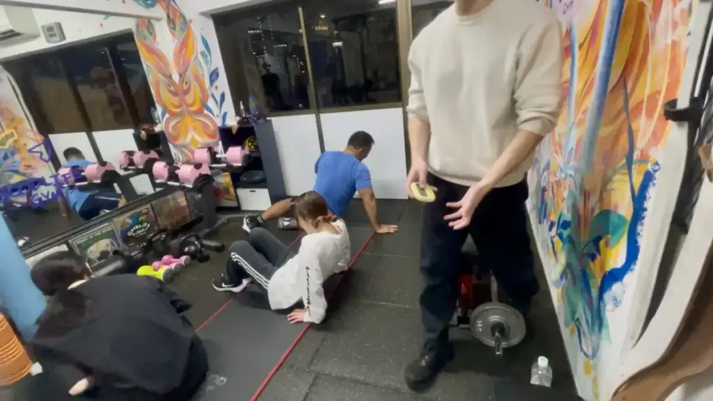 グッドライフジム代々木店のセミパーソナルの様子