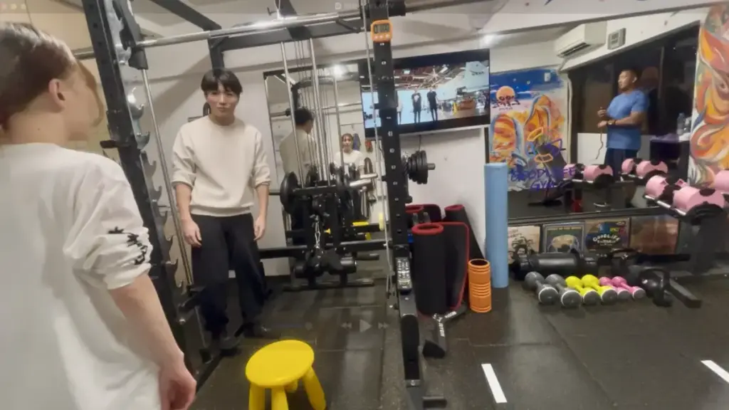 グッドライフジム代々木店でのセミパーソナルの様子