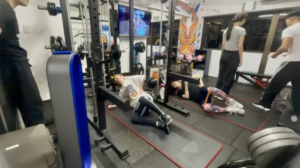 グッドライフジム代々木店でのセミパーソナルの様子