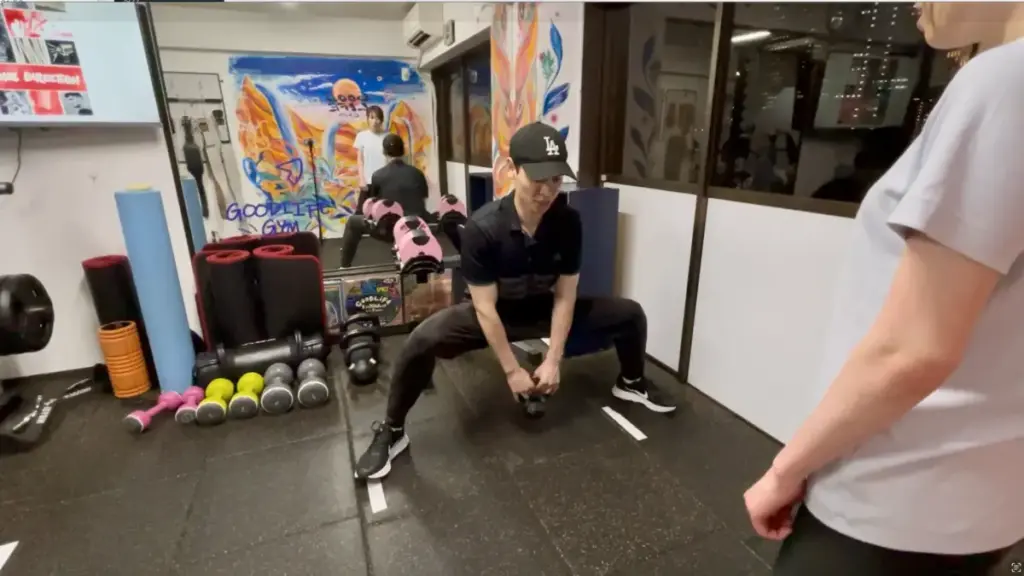 グッドライフジム代々木店でのセミパーソナルの様子