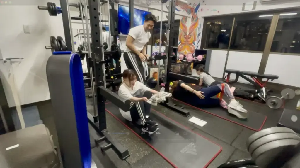 グッドライフジム代々木店でのセミパーソナルの様子