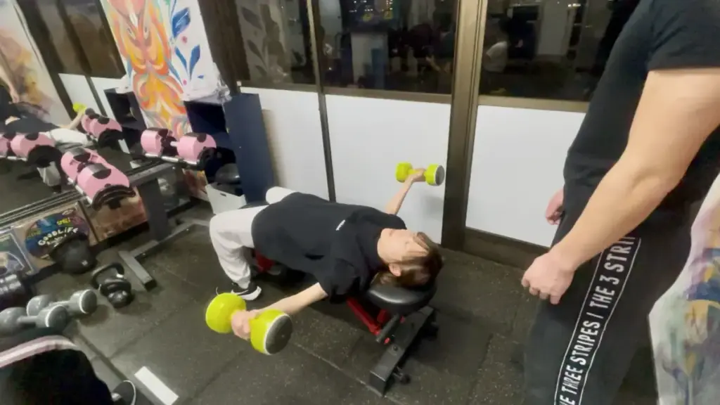 グッドライフジム代々木店でのセミパーソナルの様子