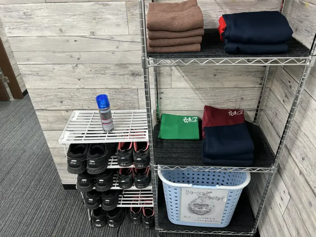 24/7Workout錦糸町四ツ目通店の無料レンタルの画像（実際の体験取材時の画像）