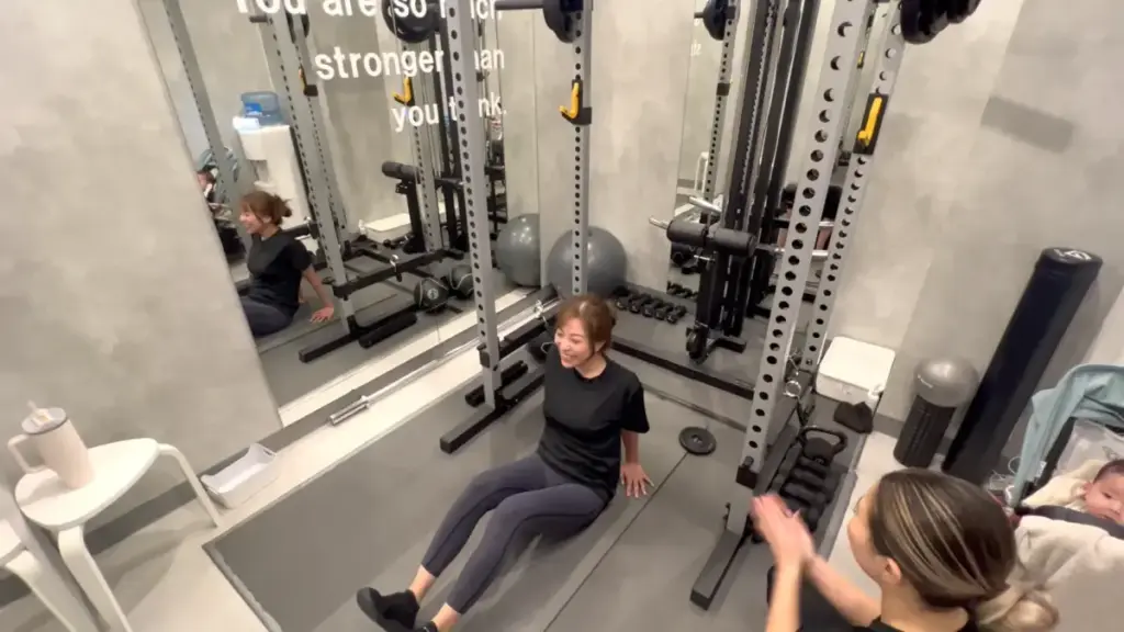 UNDEUX SUPERBODY LIFE千葉スタジオでのパーソナルトレーニングの様子