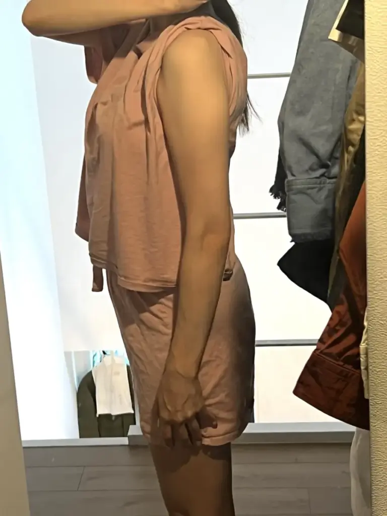 UNDEUX SUPERBODY LIFEで4ヶ月間の二の腕（左）の変化記録｜LYFTOFF-WOMAN編集部オリジナル